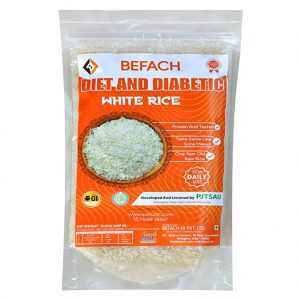 Befach4x Diet & Diabetic White Rice with Low GI Value Perfect fit for Daily use (0.4Kgs) (copy)